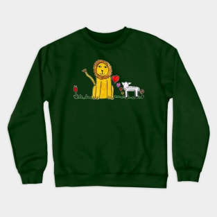 Tane's Lion and Lamb Crewneck Sweatshirt